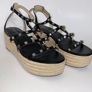 Marc Fisher Jansen studded espadrille sandal